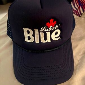 Labatt Blue Sauce Trucker Hat Brand New